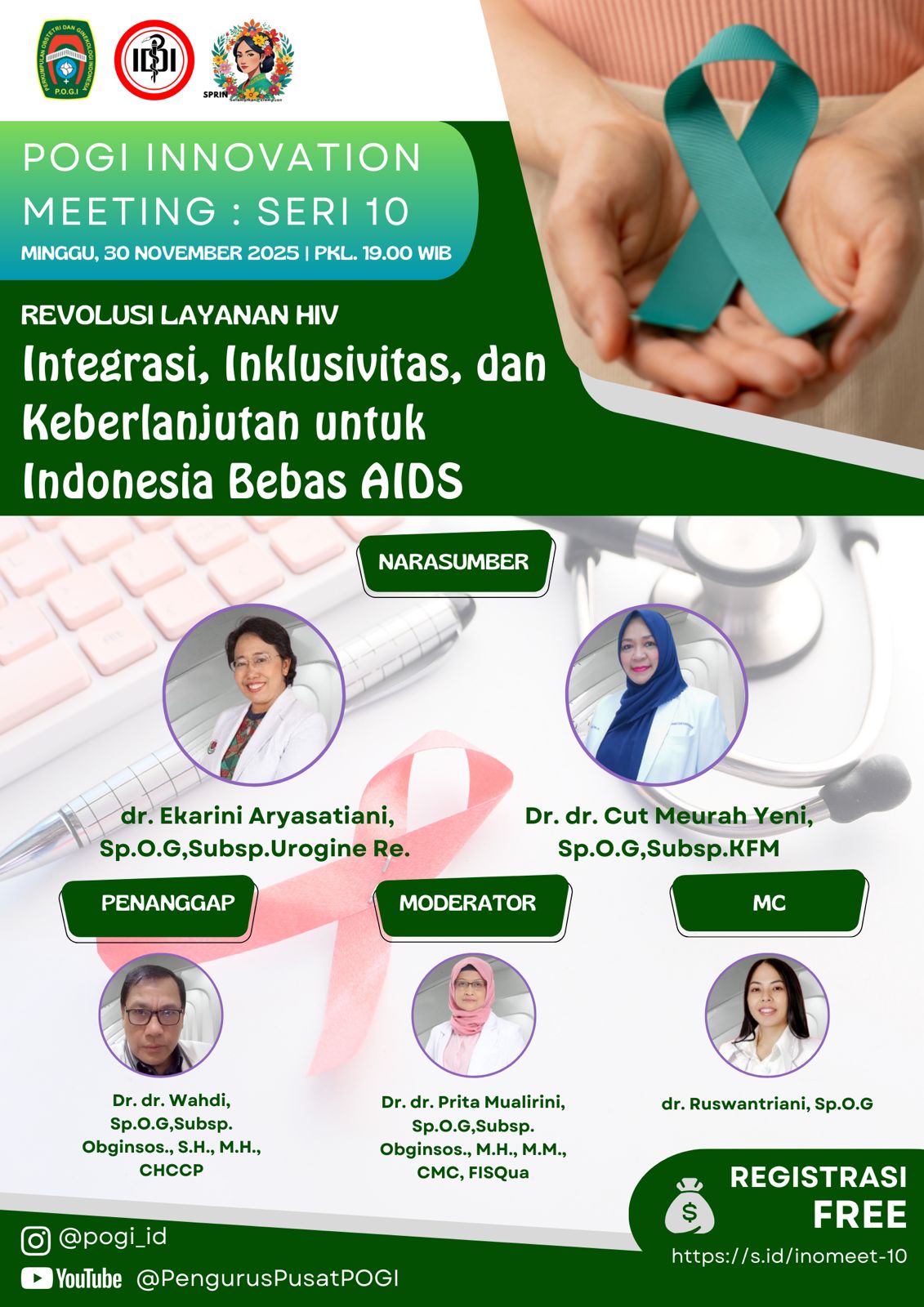 POGI INNOVATION MEETING SERI 10 : REVOLUSI LAYANAN HIV
