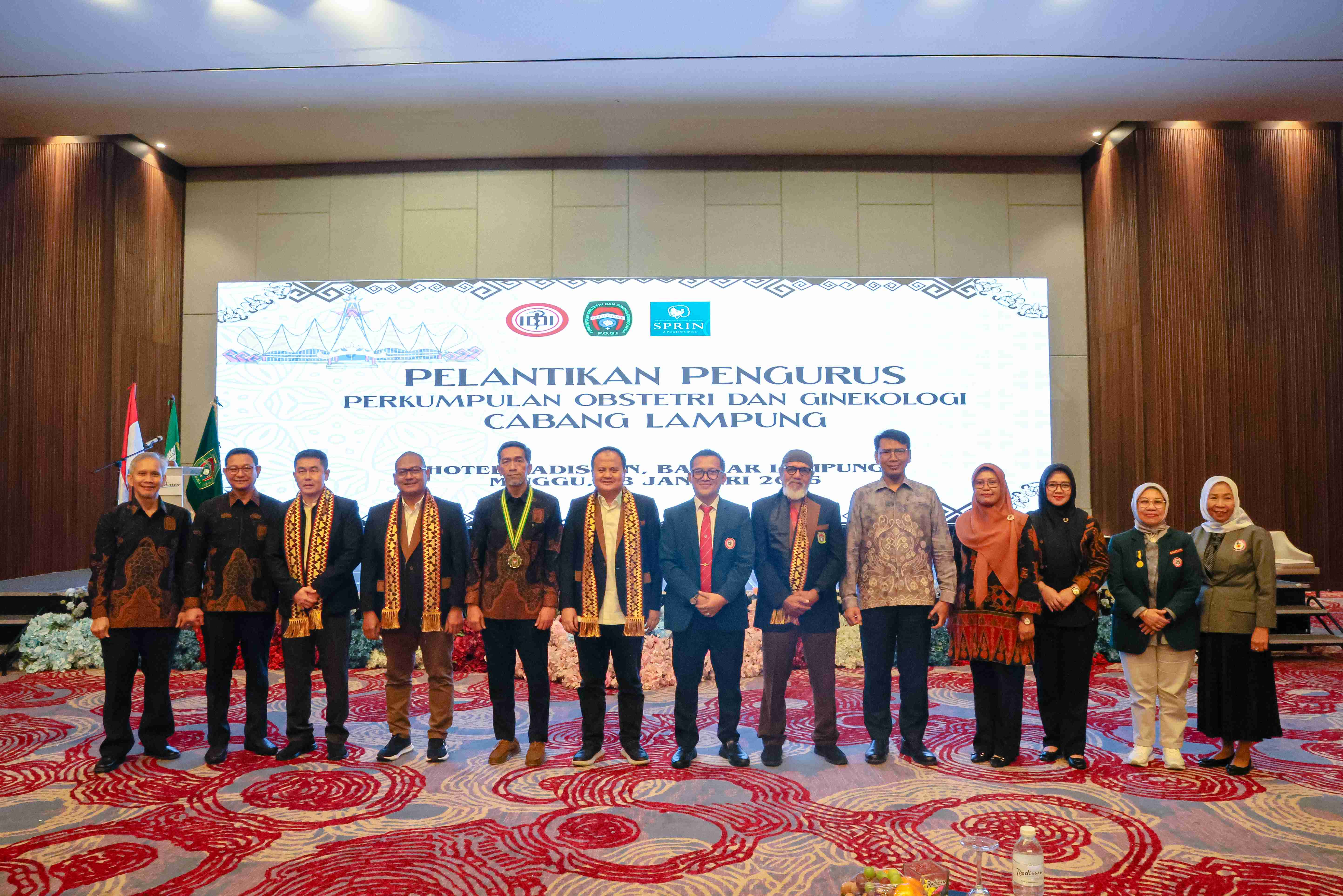 Pelantikan Pengurus POGI Cabang Lampung Periode 2025-2028