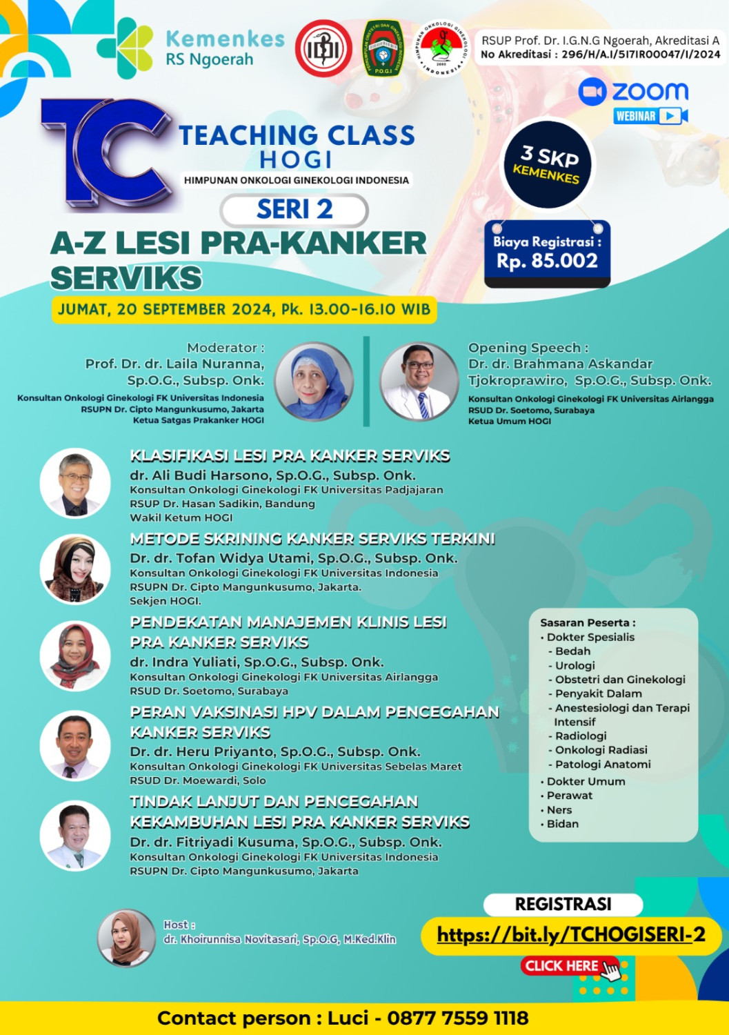 Teaching Class HOGI : A-Z Lesi Pra-Kanker Serviks