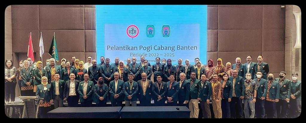 Pelantikan POGI Cabang Banten Periode 2022 -2025
