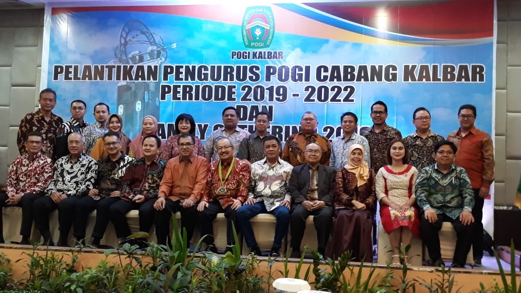 Pelantikan POGI Cabang Kalimantan Barat Periode 2019 - 2022