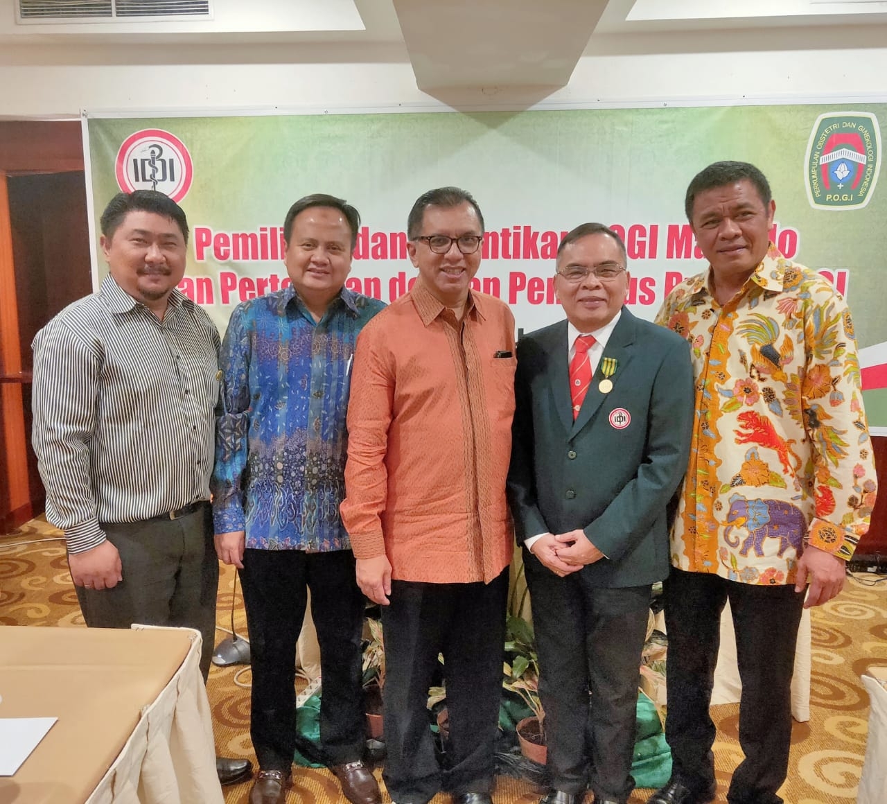 Pelantikan POGI Cabang Manado Periode 2018 - 2021