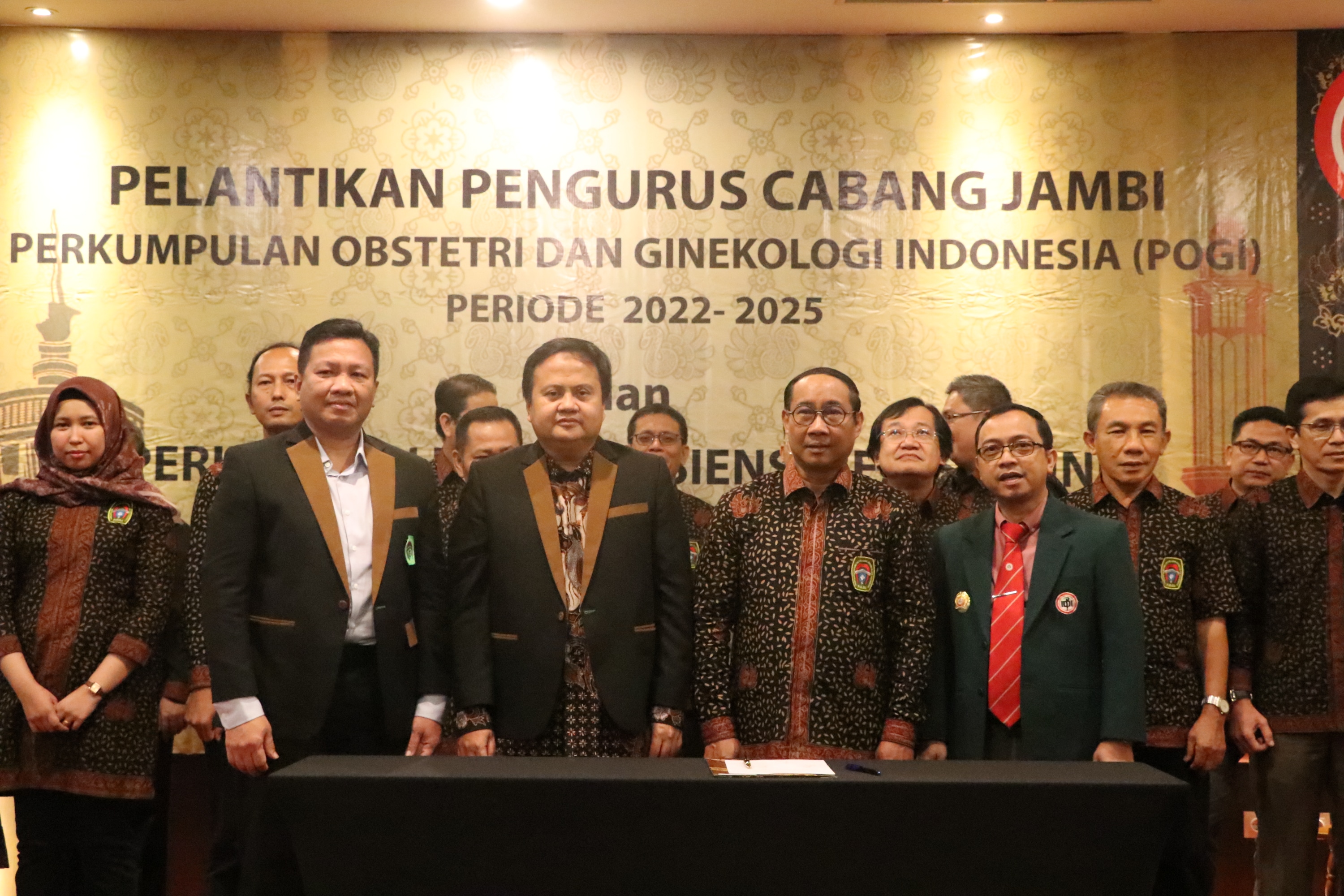 Pelantikan POGI Cabang  Jambi Periode 2022 -2025