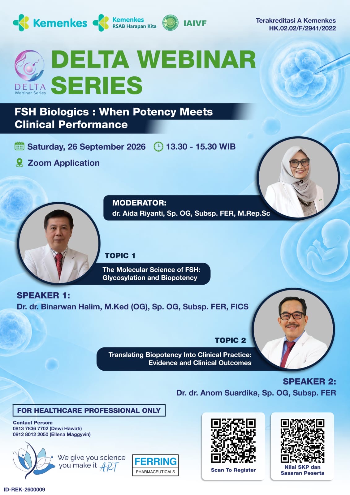 DELTA WEBINAR SERIES: FSH Biologics