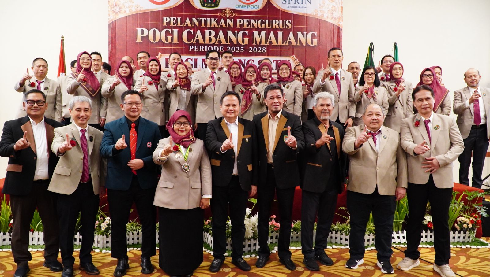 Pelantikan POGI Cabang Malang Periode 2025 - 2028