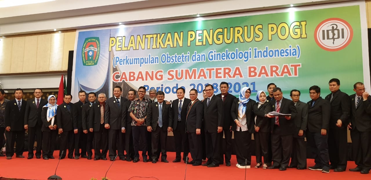 Pelantikan pengurus POGI cabang Sumatera Barat periode 2018 - 2021 Sabtu 20 april 2019