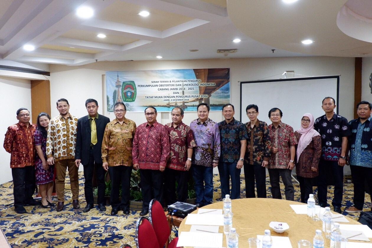 Pelantikan POGI Cabang Jambi 2 Desember 2018