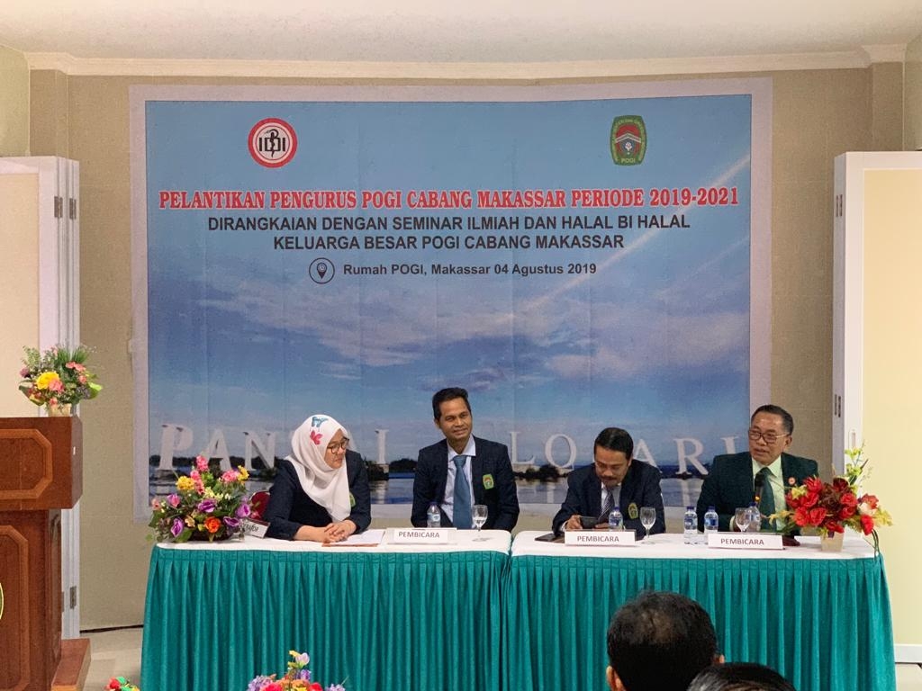 Pelantikan POGI Cabang Makassar Periode 2018 - 2021