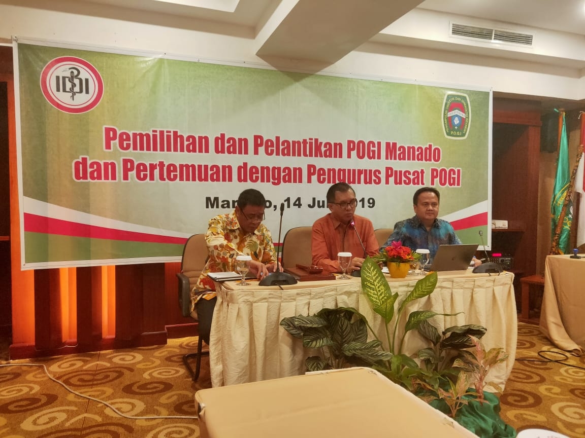 Pelantikan POGI Cabang Manado Periode 2018 - 2021